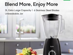 Syinix 2L Large Blender /6 Stainless Steel Blade/ Unbreakable Jar